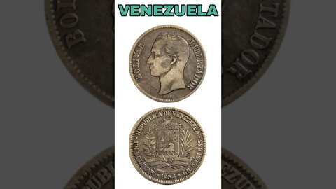 Venezuela 1 bolivar 1954.#shorts #coinnotesz