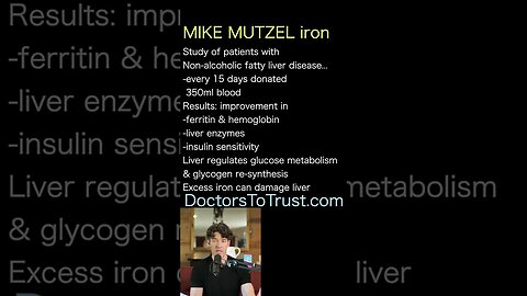 MIKE MUTZEL Non alcoholic fatty liver disease can be IMPROVED by donating blood: study