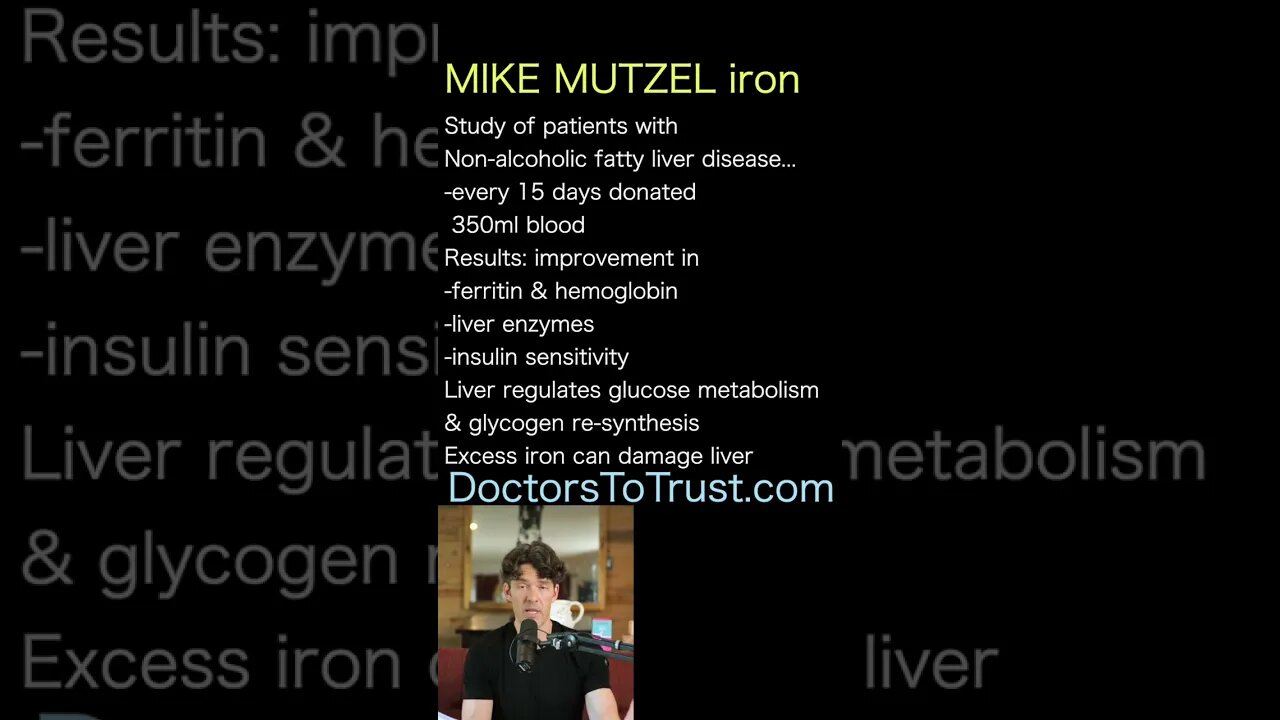 MIKE MUTZEL Non alcoholic fatty liver disease can be IMPROVED by donating blood: study