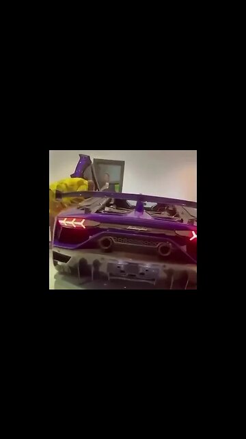 Burnaboy Flexing His Lambo
