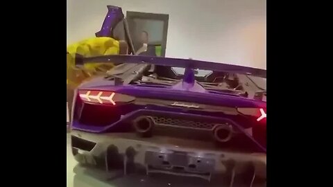 Burnaboy Flexing His Lambo