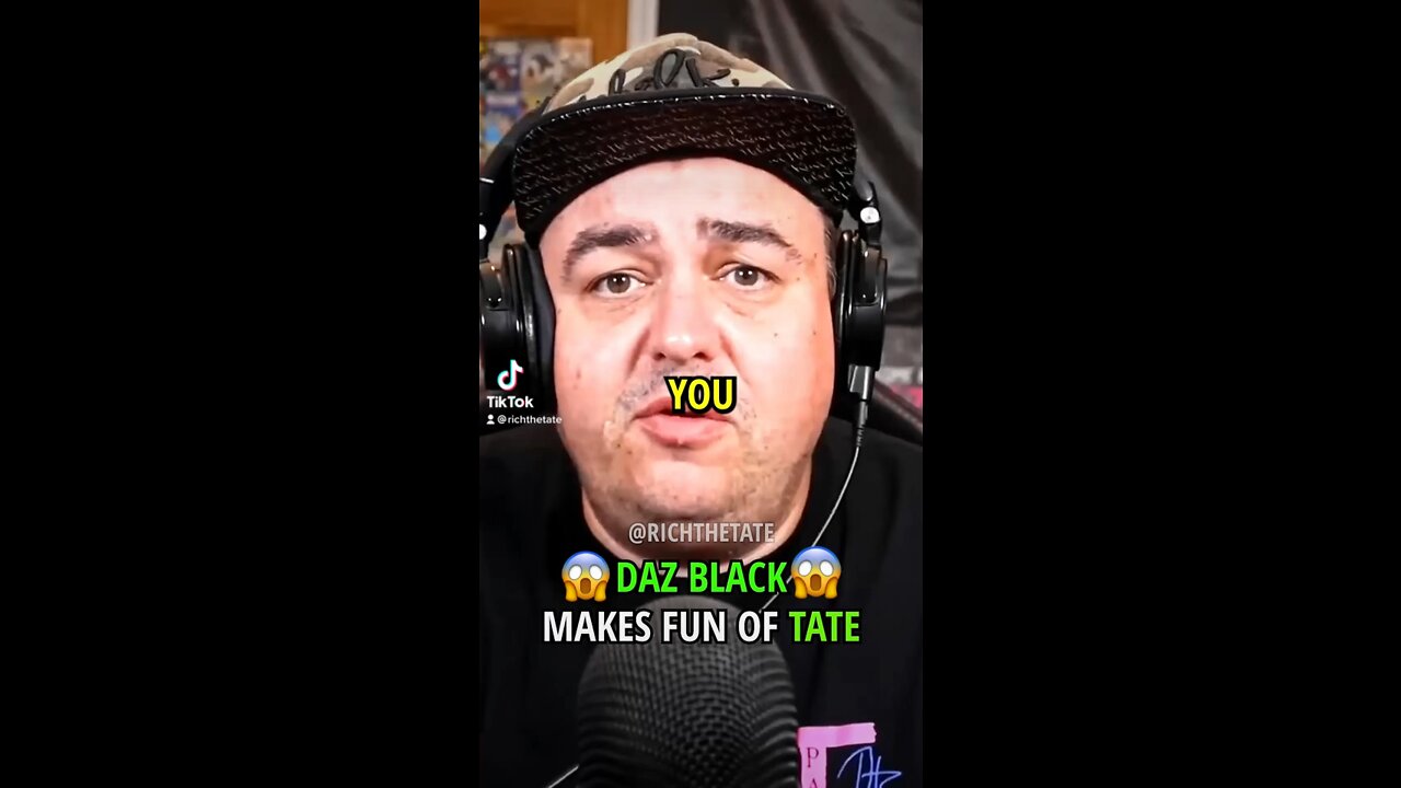 Daz Black ROASTS Andrew Tate