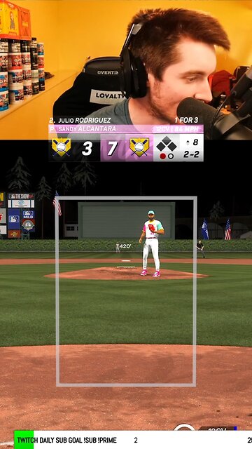 J Rod Hits a perfect perfect line out in MLB THE SHOW 24