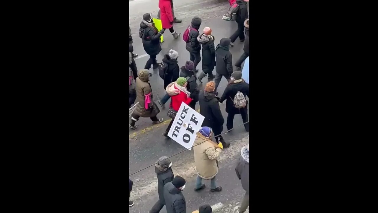 *HOLY SH*T** INSANE TURNOUT FOR COUNTER PROTEST 🇨🇦OTTAWA 🇨🇦