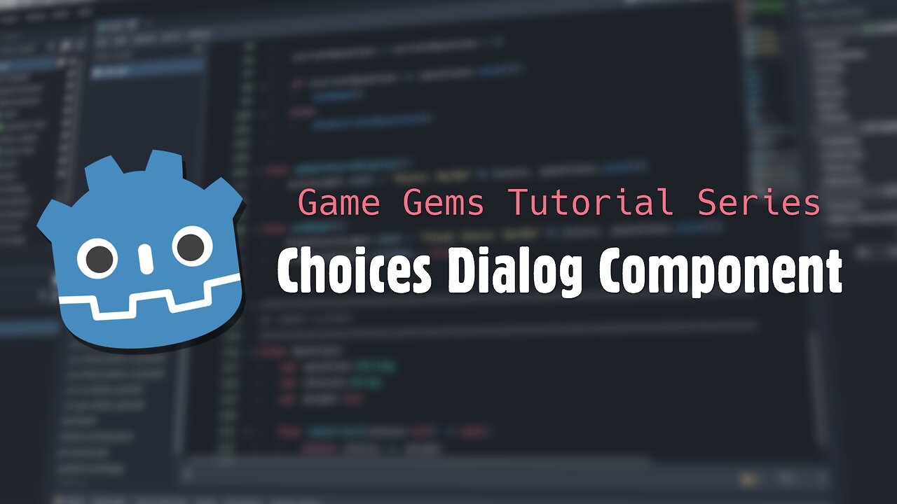 Godot 4 Tutorial - Dynamic Choice Dialog