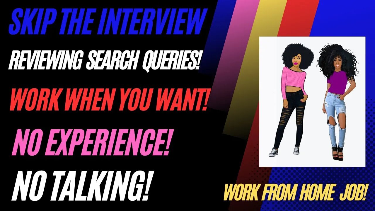 Skip The Interview Work From Home Job Part Time Work When You Want No Experience No Talking