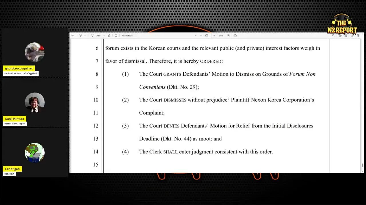 The Results are IN - Ironmace vs. Nexon - US Court Weighs IN