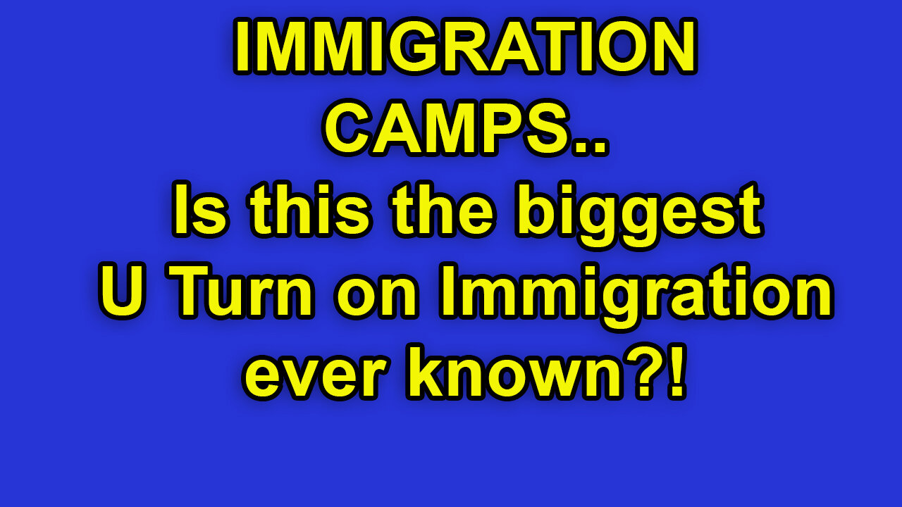 FEMA CAMPS/IMMIGRATION CAMPS - EXODUS? Read 21 MAY 2024