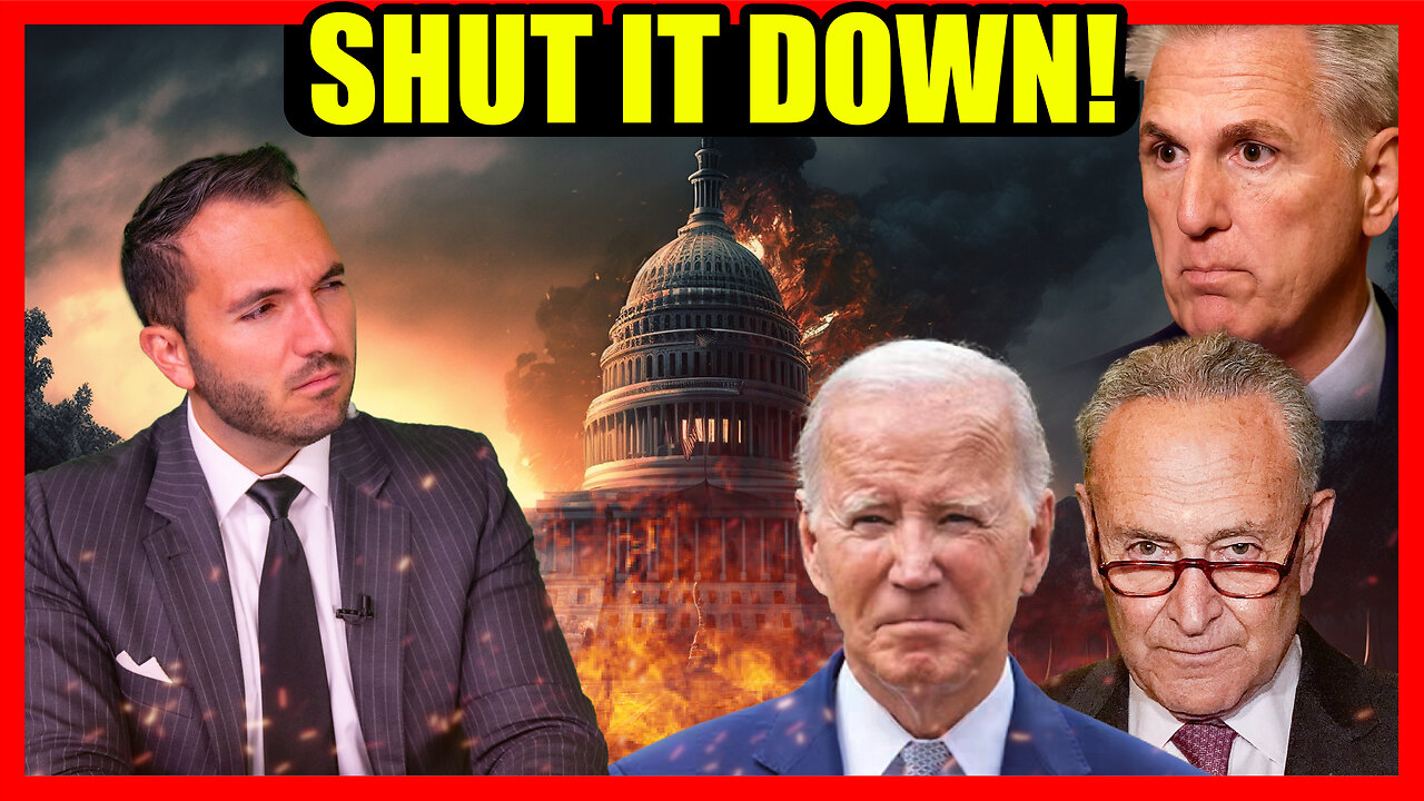 THE GOVERNMENT MUST BE SHUT DOWN-NO EXCUSES! | MIKE CRISPI UNAFRAID 9.26.23 12pm