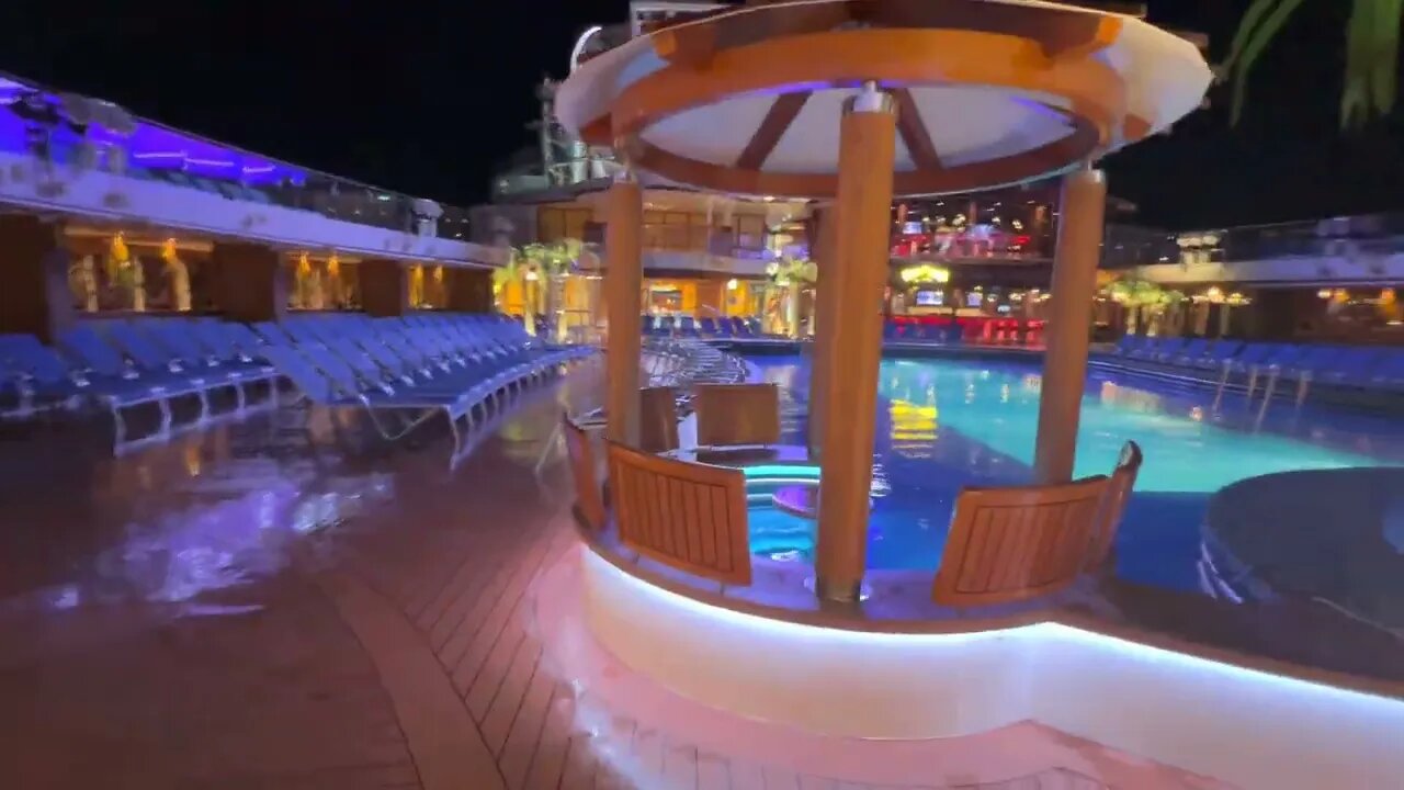 Just a walk on the mardi Gras cruise ship