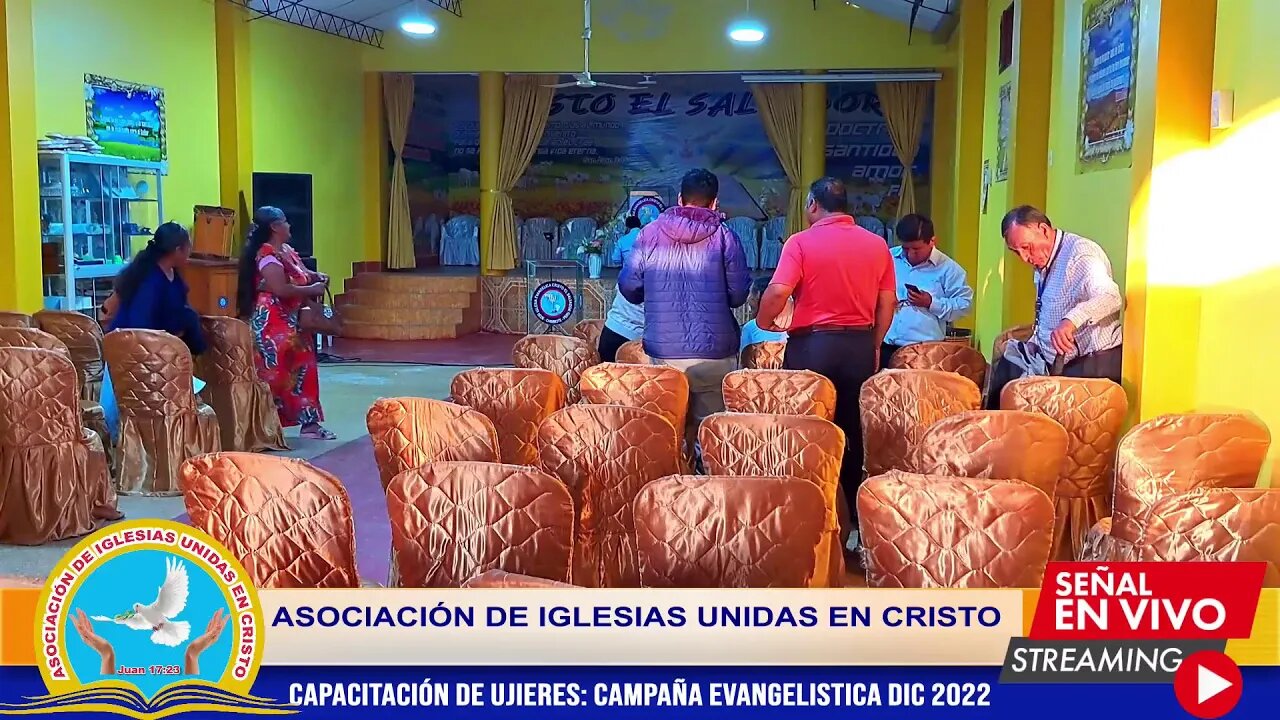 CAPACITACIÓN DE UJIERES: CAMPAÑA EVANGELISTICA DIC 2022