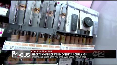 Cosmetics complaints on the rise amid calls for better reporting to the FDA