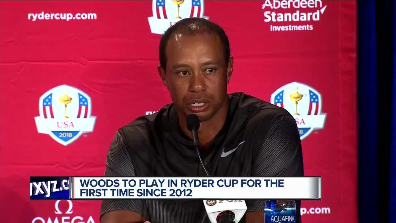 Tiger Woods brought sandwiches to players at past Ryder Cups; now he's back playing
