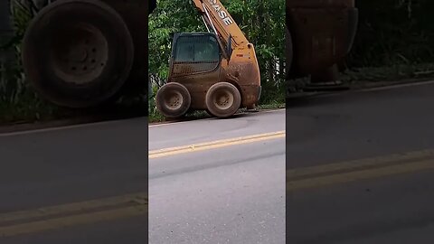 #skidsteer #fun #moments #toppled #over