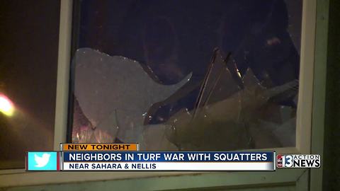 Turf war: Neighbors say alleged squatters are battling for one home