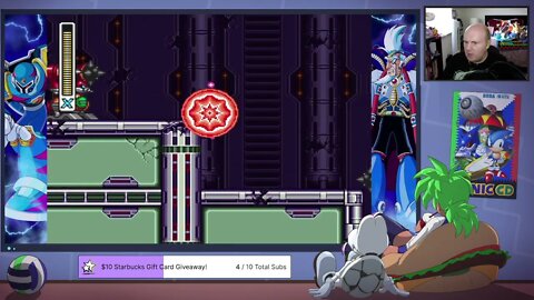 Beating Mega man X3 and starting Mega Man X (broadcast July 11th