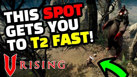 V Rising - My Favorite Spot to Build for a fast T1