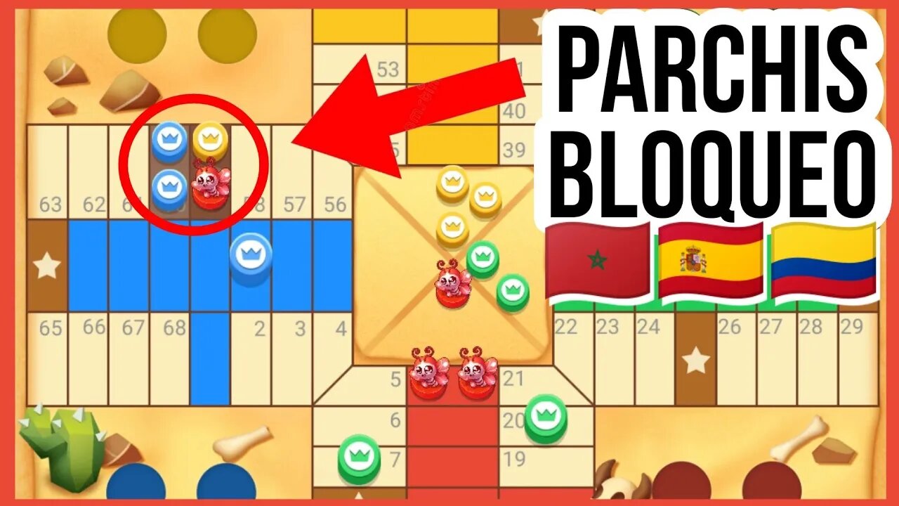 parchis bloqueo Marruecos España Colombia