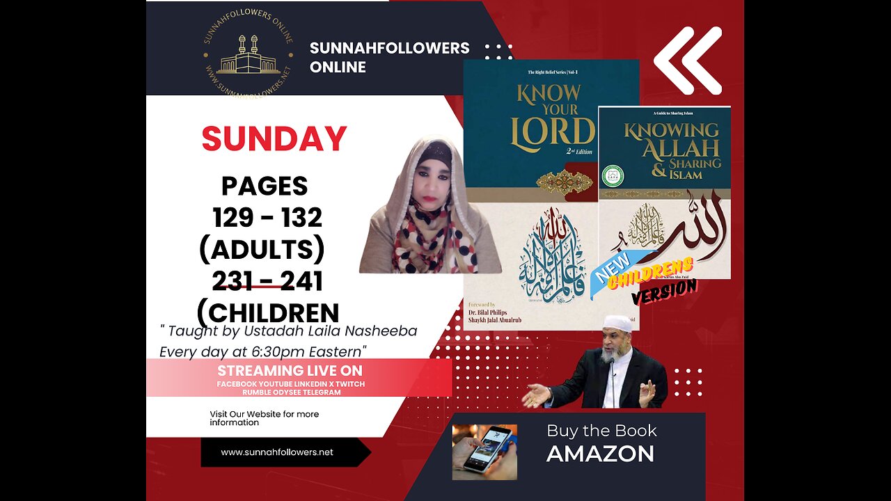 KNOW YOUR LORD | PAGES 129 - 132 (ADULTS) - 231-241 (CHILDREN)