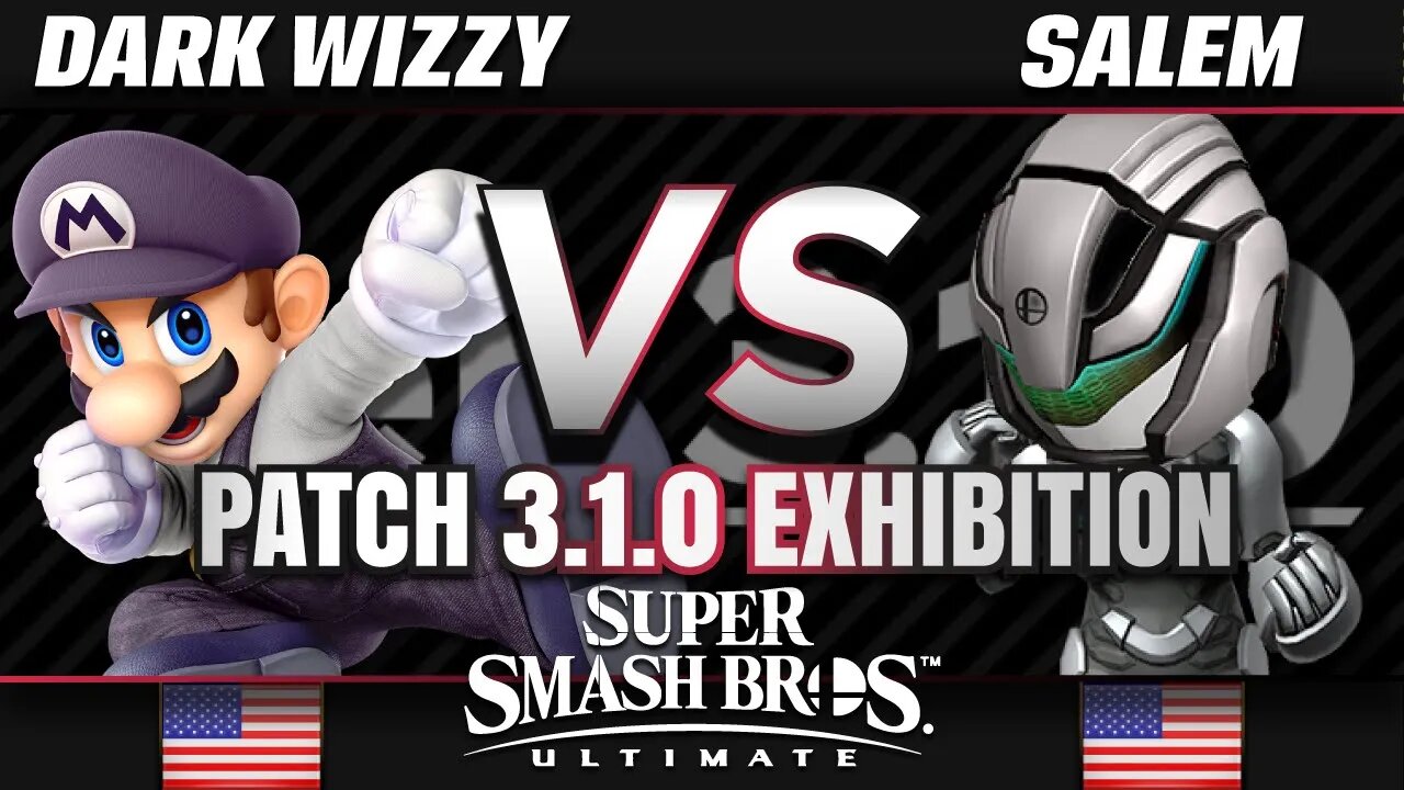 Smash Ultimate Patch 3.1.0 Battle! Dark Wizzy (Mario) vs. Salem (Mii Brawler)