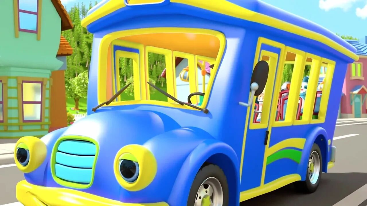 Wheels on the Bus - Cartoon Nursery Rhymes for Kids by Little Treehouse