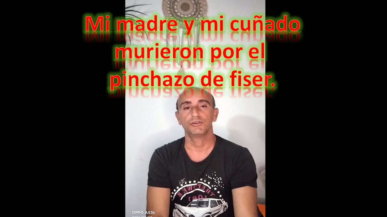 Testimonio de hombre que murieron familiares por el pinchazo.