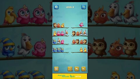 Bird Sort Puzzle - Level 8