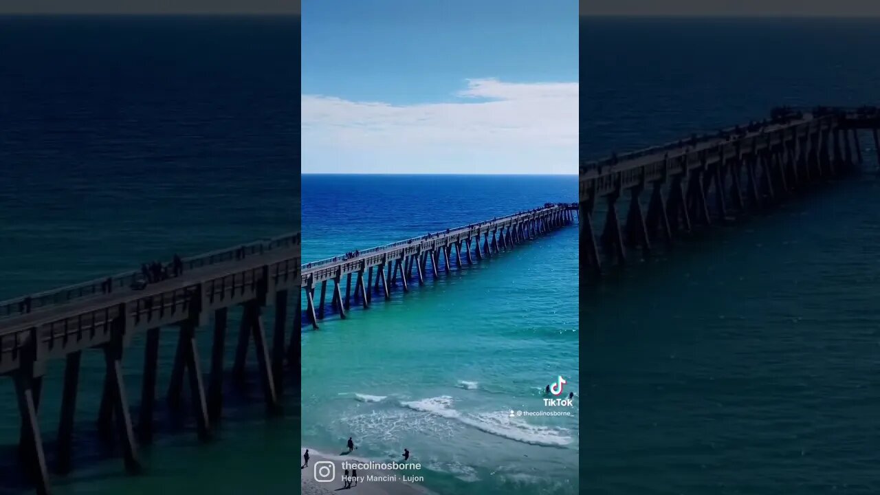 Splitting the tower to see the pier #shorts