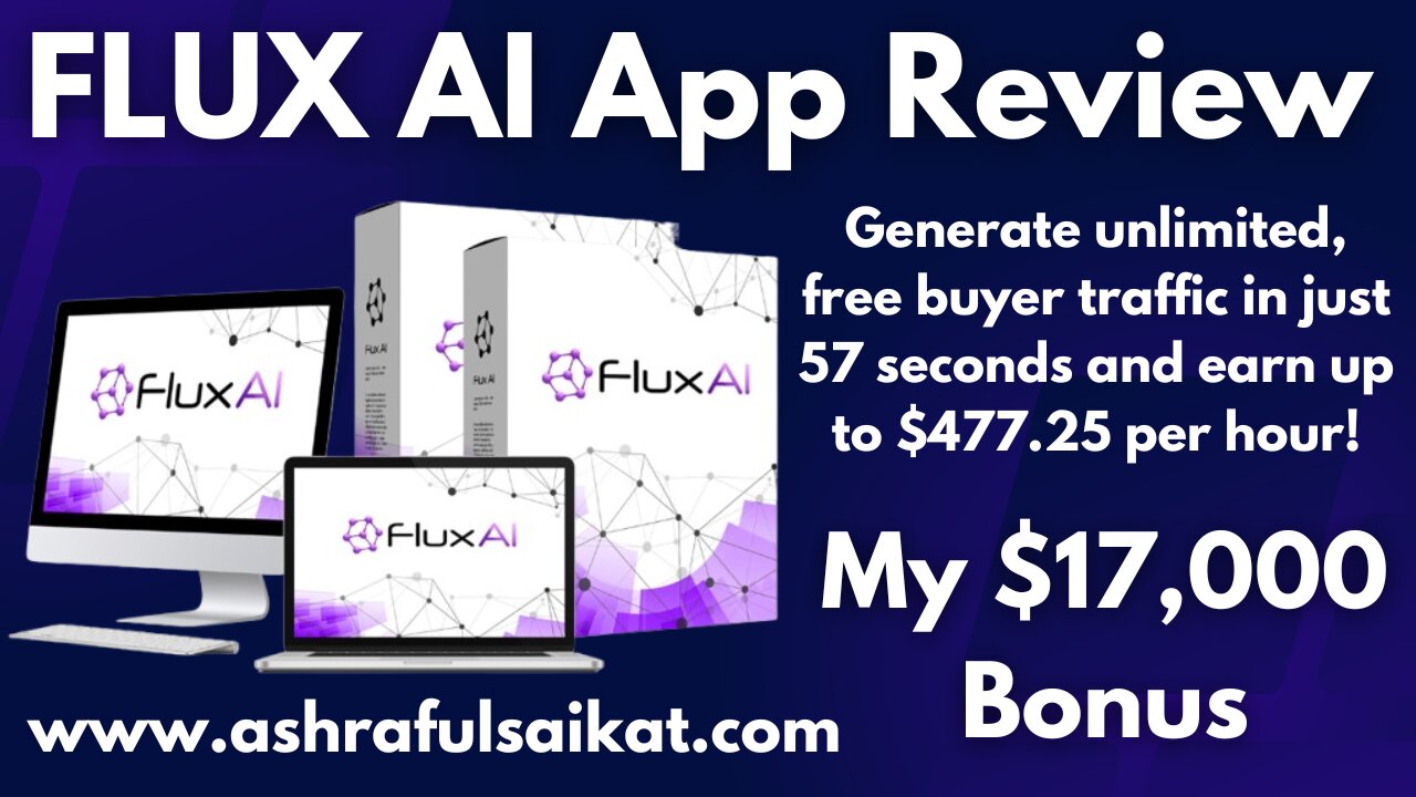 FLUX AI App Review - Generate Unlimited Free Buyer Traffic (By Art Flair)