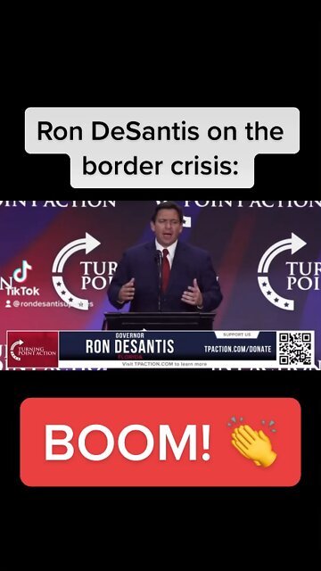 Ron DeSantis on the border crisis: Biden | Bongino | Trump | Bannon