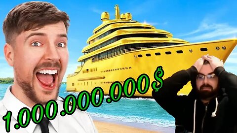 YATE DE 1$ VS 1.000.000.000$ *REACCIÓN* A @MrBeast | DelMoYOu