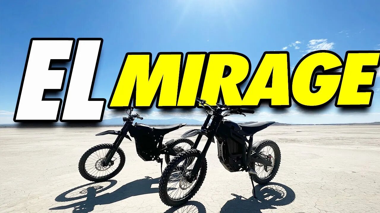 E-Bikes At El Mirage