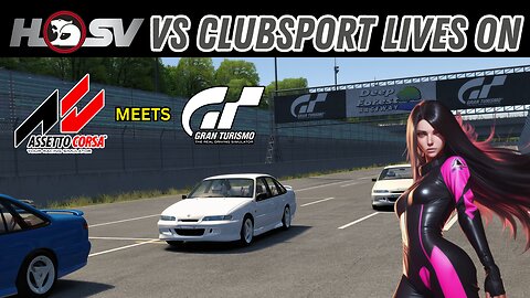 HSV VS Clubsport takes on Gran Turismo's Deep Forest Raceway #assetto #granturismo #holden #hsv