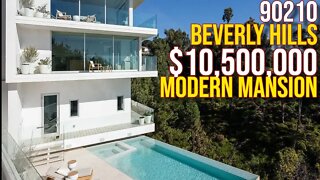 Inside $10,500,000 Beverly Hills 90210 Modern Mansion