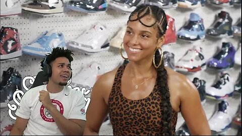 Alicia Keys Goes SNEAKER SHOPPING REACTION!