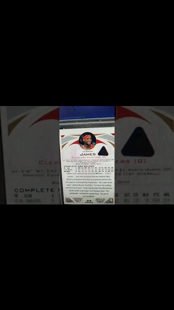 $720,000 LeBron James Basketball Card! #shorts #sportscards #lebronjames