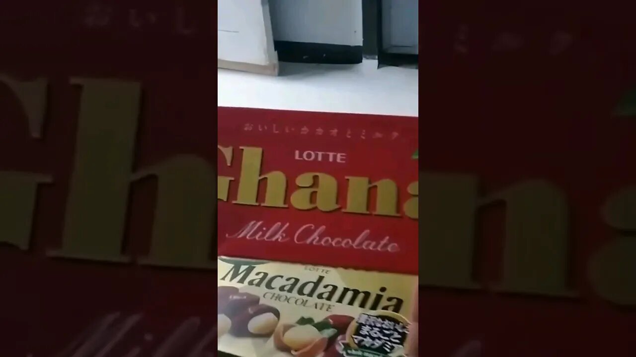 Japanese Chocolate watching TV Series #japanese #chocolate #shorts