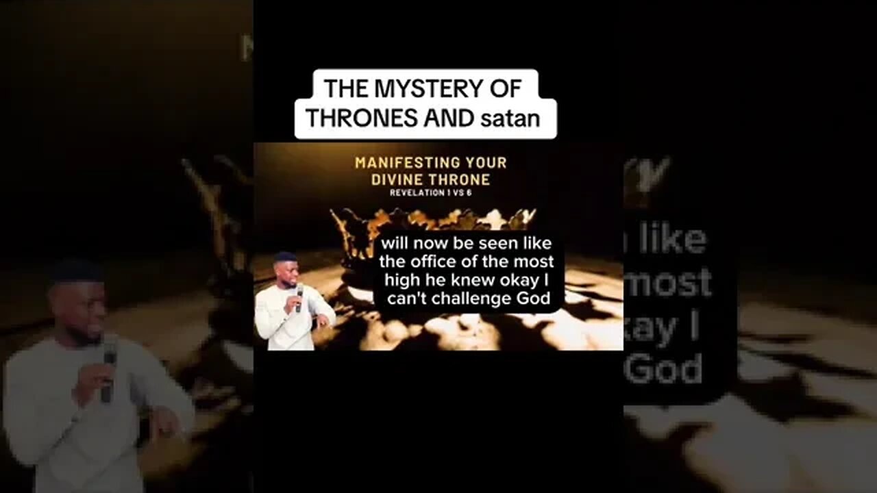 WHY SATAN EXALT HIS THRONE NOT HIMSELF