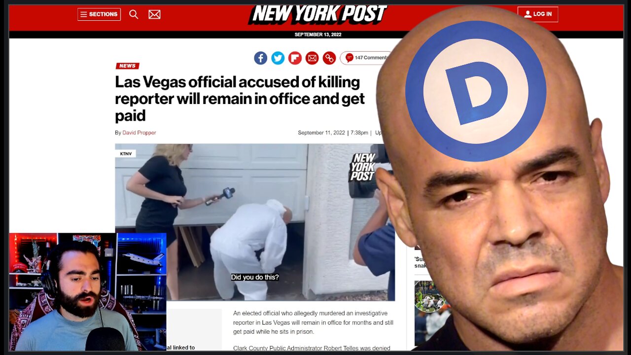 Murderous Democrat Official Will KEEP POSITION WITH PAY While In Prison (For Murder)