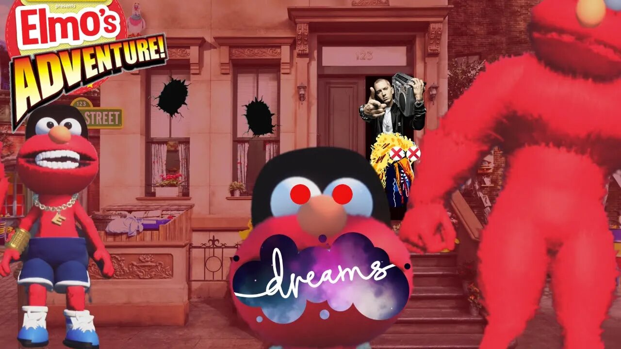 ELMO BECOMES EMINEM!? | Elmo's Adventure 2: The MultiVerse | DREAMS PS5 | Twitch Highlight