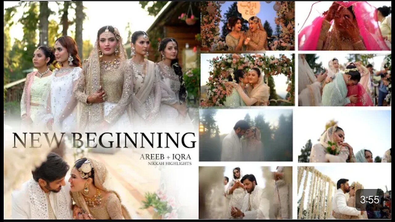 A NEW BEGINNING | Iqra & Areeb Nikkah Highlights | Fashion Film By Sistrology