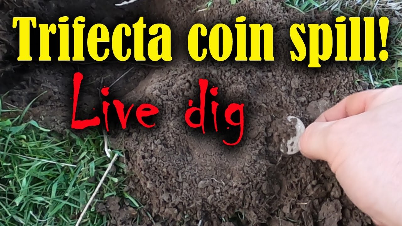 TRIFECTA COIN found METAL DETECTING!! Ep19