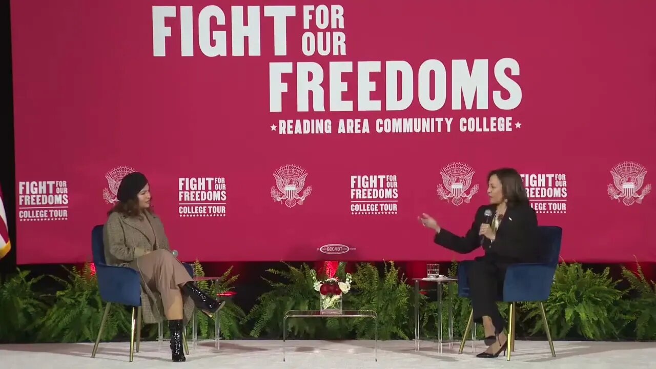 Kamala Harris: People Shouldn't Be "Content With Status Co" But Rather "Unburdened By What Has Been"