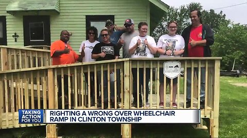 Kindness prevails as 7 Action News viewers help build wheelchair ramp after rip off