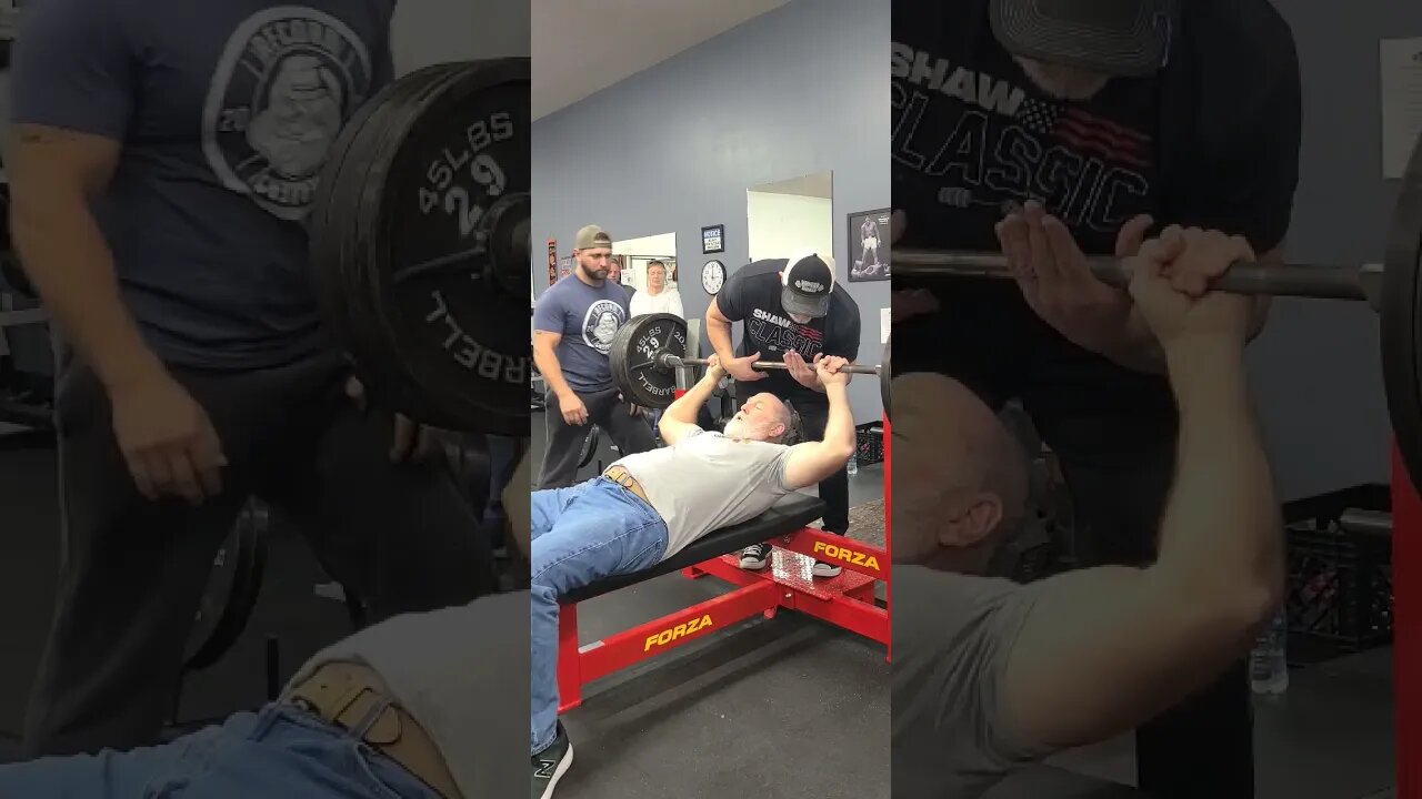 430lbs raw bench, Crazy 🤪 old man, Rt 29 Fitness