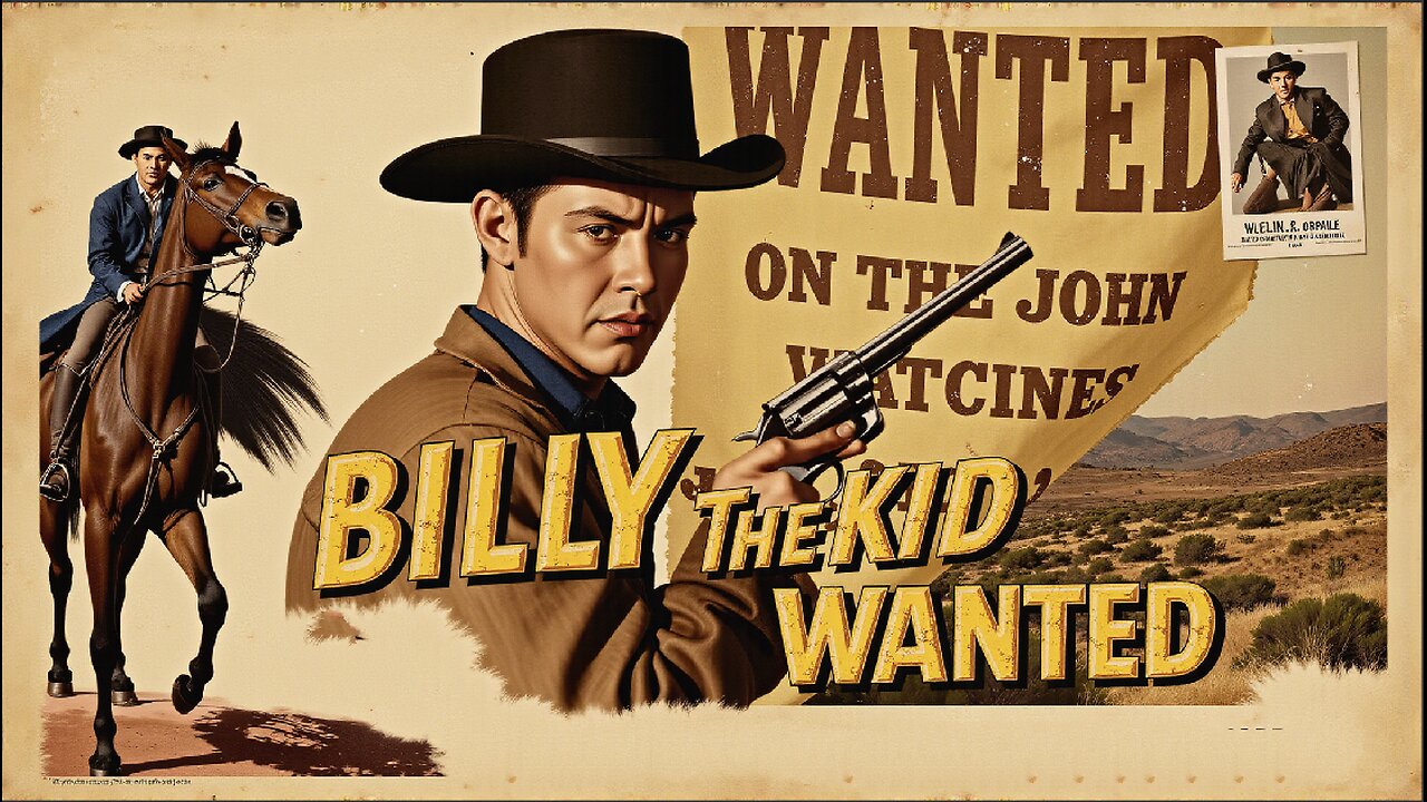 BILLY THE KID WANTED (1941) Buster Crabbe, Al St. John & Dave O'Brien| Western