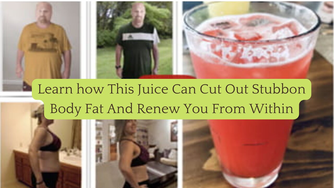 Tasty juice “eats through” 62lbs of thick flab