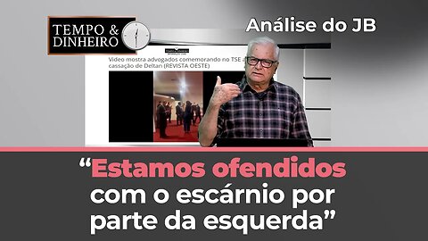 Vídeo mostra a comemoração dos advogados no TSE depois da cassação de Deltan