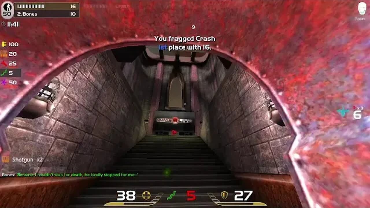 Session 4: Quake (FFA Rail Gun and Lightning Gun)