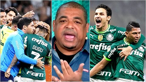 "SABE o que ME ADMIRA MUITO no Palmeiras do Abel? VOCÊ VÊ esse time jogar e..." Vampeta FAZ ELOGIO!